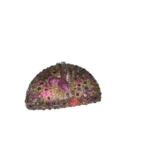 Elegant Multicolor Rhinestone Clutch – Evening Bag / Formal Purse